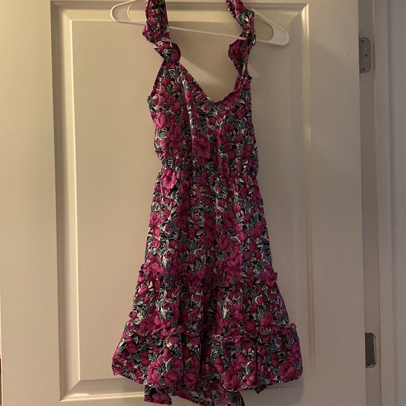 Pink floral dress. - Picture 3 of 3